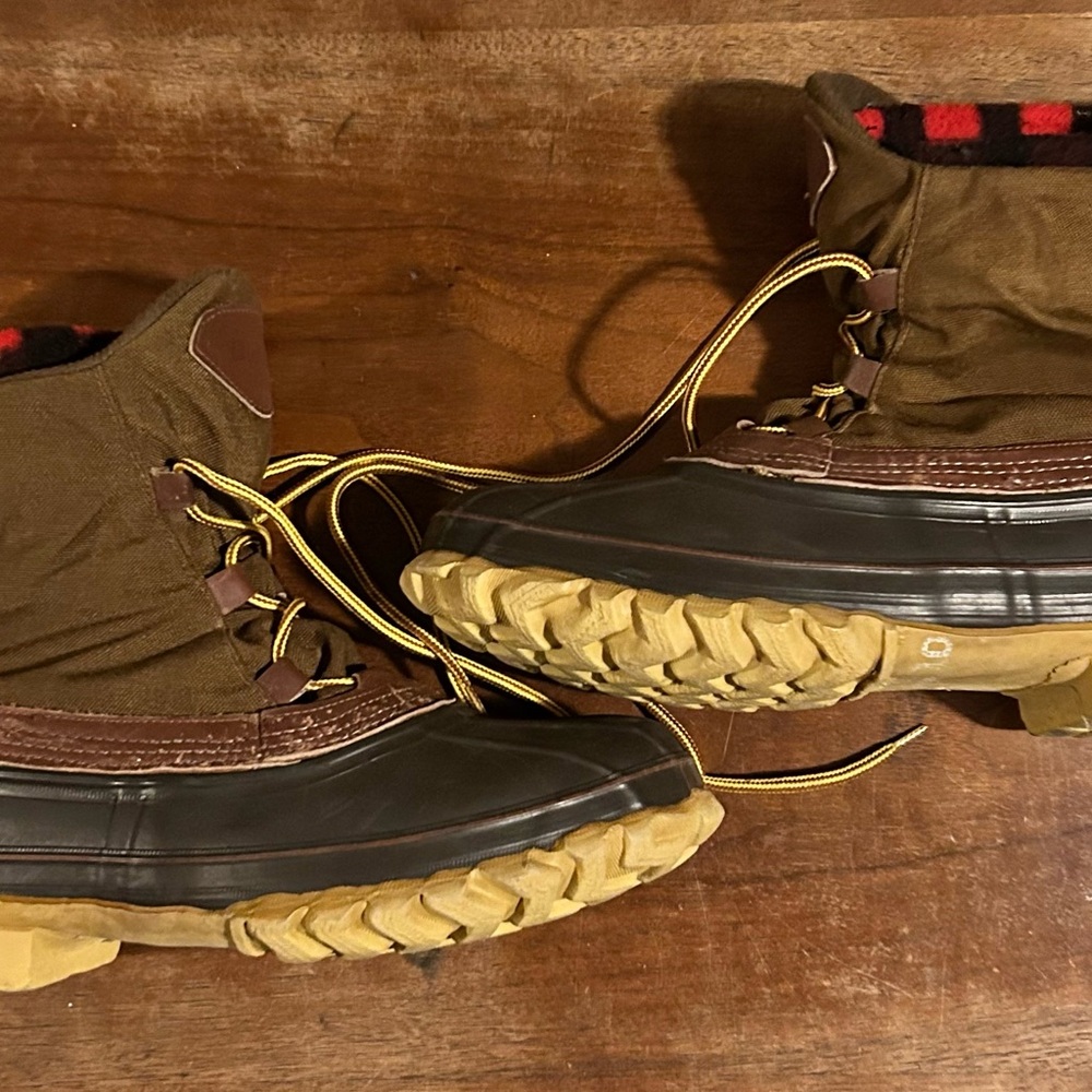 LaCrosse Men's Brown and Tan Rain Boots